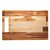 TÁBUA DE CORTE REATANGULAR DE MADEIRA TECA BARBECUE 45CM X 30CM X 2CM - WOLFF CRAFT - Imagem 4