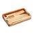 TÁBUA COM FUNÇÃO DE BANDEJA DE MADEIRA TECA BARBECUE 35CM X 23CM X 4CM - WOLFF CRAFT - Imagem 2