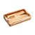 TÁBUA COM FUNÇÃO DE BANDEJA DE MADEIRA TECA BARBECUE 26CM X 18CM X 4CM - WOLFF CRAFT - Imagem 2