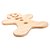 TÁBUA BISCOITO EM MADEIRA PINUS 30CM X 28CM X 1,6CM - WOODART - Imagem 2
