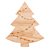 TÁBUA ÁRVORE DE NATAL EM MADEIRA PINUS 28CM X 25CM X 1,6CM - WOODART - Imagem 3