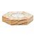 SUPORTE PARA VELA DE MADEIRA PINUS 8CM X 8CM X2CM - WOODART - Imagem 2
