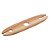 SUPORTE PARA 2 TAÇAS DE MADEIRA TECA 30CM X 7,5CM X 1CM - WOLFF CRAFT - Imagem 1