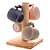SUPORTE DE MADEIRA PINUS COM 4 CANECAS 13CM X 13CM X 23CM - WOLFF - Imagem 2