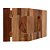 SUPORTE DE MADEIRA PARA GARRAFA DE VINHO E TAÇA TECA 27CM X 17CM X 25CM - WOLFF CRAFT - Imagem 5