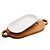 SUPORTE DE MADEIRA COM TRAVESSA EM PORCELANA TECA BRANCA 42,5CM X 19,5CM X 4CM - WOLFF CRAFT - Imagem 4