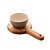 SUPORTE DE MADEIRA COM BOWL CINZA LIPTUS 23CM X 13,5CM X 7CM - WOODART - Imagem 1