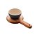 SUPORTE DE MADEIRA COM BOWL AZUL LIPTUS 20CM X 13CM X 6CM - WOODART - Imagem 1