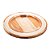 SOUSPLAT DE MADEIRA COM AÇO INOX TECA CHAMPANHE 35CM X 2CM - WOLFF CRAFT - Imagem 3