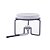 RECHAUD PARA QUEIJO BRIE DE AÇO INOX COM FACA PRETO FOSCO 17,5CM X 13,5CM- WOLFF - Imagem 3