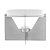 RECHAUD DE CERÂMICA COM SUPORTE DE AÇO INOX E FACA 17CM X 17CM X 13CM - WOLFF - Imagem 3