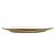 PRATO RASO DE PORCELANA DUBAI BRANCO E DOURADO 25 CM - WOLFF - Imagem 3