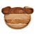 PRATO RASO DE MADEIRA EM FORMATO DE PORCO TECA KIDS 29CM - WOLFF CRAFT - Imagem 4