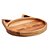 PRATO PARA SOBREMESA DE MADEIRA EM FORMATO DE GATO TECA KIDS 20CM - WOLFF CRAFT - Imagem 2