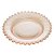 PRATO PARA SOBREMESA DE CRISTAL DAISY ÂMBAR 20CM - WOLFF - Imagem 1