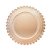 PRATO PARA SOBREMESA DE CRISTAL DAISY ÂMBAR 20CM - WOLFF - Imagem 3