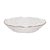 PRATO PARA SERVIR DE CRISTAL MARTELADO COM BORDA DOURADA TAJ 14CM - WOLFF - Imagem 1