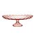 PRATO PARA BOLO DE CRISTAL COM PÉ ANGEL ROSA 32CM X 11CM - WOLFF - Imagem 3