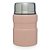POTE TÉRMICO DUPLA PAREDE COM COLHER DE AÇO INOX ROSA 9,5CM X 9,5CM X 15,5CM - WOLFF - Imagem 1