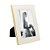 PORTA-RETRATO DE AÇO INOX COM VIDRO BRANCO 10CM X 15CM - WOLFF - Imagem 2