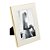 PORTA-RETRATO DE AÇO INOX COM VIDRO BRANCO 10CM X 15CM - WOLFF - Imagem 1