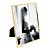 PORTA-RETRATO DE AÇO INOX CLASSIC DOURADO 20CM X 25CM - WOLFF - Imagem 1