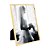 PORTA-RETRATO DE AÇO INOX CLASSIC DOURADO 10CM X 15CM - WOLFF - Imagem 2