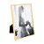 PORTA-RETRATO DE AÇO INOX CLASSIC DOURADO 10CM X 15CM - WOLFF - Imagem 1