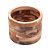 PORTA TALHERES DE MADEIRA TECA 15CM X 12CM - WOLFF CRAFT - Imagem 1