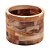PORTA TALHERES DE MADEIRA TECA 15CM X 12CM - WOLFF CRAFT - Imagem 2