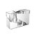 PORTA TALHERES DE AÇO INOX ORIGAMI 26CM X 9CM X 13CM - WOLFF - Imagem 1