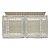 PORTA TALHERES DE AÇO INOX COM CRISTAL GARDEN CHAMPANHE 18CM X 10CM X 12,5CM - WOLFF - Imagem 4