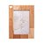 PORTA RETRATO DE MADEIRA TECA MARROM 10CM X 15CM - WOLFF CRAFT - Imagem 2