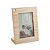 PORTA RETRATO DE MADEIRA PINUS MINI CORAÇÃO NATURAL 10CM X 15CM - WOODART - Imagem 1