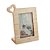 PORTA RETRATO DE MADEIRA PINUS CORAÇÃO NATURAL 10CM X 15CM - WOODART - Imagem 1