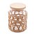PORTA MANTIMENTOS DE VIDRO COM SISAL E TAMPA DE MADEIRA 750ML - WOLFF - Imagem 2