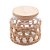 PORTA MANTIMENTOS DE VIDRO COM SISAL E TAMPA DE MADEIRA 520ML - WOLFF - Imagem 1