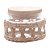 PORTA MANTIMENTOS DE VIDRO COM SISAL E TAMPA DE MADEIRA 350ML - WOLFF - Imagem 2