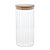 PORTA MANTIMENTO DE VIDRO BOROSSILICATO COM TAMPA EM BAMBU 800ML - WOLFF - Imagem 2