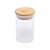 PORTA MANTIMENTO DE VIDRO BOROSSILICATO COM TAMPA DE BAMBU 90ML - WOLFF - Imagem 2