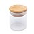 PORTA MANTIMENTO DE VIDRO BOROSSILICATO COM TAMPA DE BAMBU 60ML - WOLFF - Imagem 2