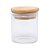 PORTA MANTIMENTO DE VIDRO BOROSSILICATO COM TAMPA DE BAMBU 60ML - WOLFF - Imagem 1
