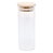 PORTA MANTIMENTO DE VIDRO BOROSSILICATO COM TAMPA DE BAMBU 160ML - WOLFF - Imagem 2
