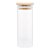 PORTA MANTIMENTO DE VIDRO BOROSSILICATO COM TAMPA DE BAMBU 160ML - WOLFF - Imagem 1