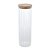 PORTA MANTIMENTO DE VIDRO BOROSSILICATO COM TAMPA DE BAMBU 1,3L - WOLFF - Imagem 1