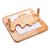PORTA GUARDANAPOS DE MADEIRA PINUS PEIXE 23CM X 23CM X 9CM - WOODART - Imagem 1