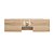 PORTA GUARDANAPOS DE MADEIRA COM FUNDO SISAL E ARAMADO COM CLIPE PINUS 16CM X 16CM X 4CM - WOODART - Imagem 4
