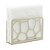 PORTA GUARDANAPOS DE AÇO INOX MAHAL CHAMPANHE 12CM X 8CM X 4,5CM - WOLFF - Imagem 5