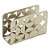 PORTA GUARDANAPOS DE AÇO INOX BAUHAUS CHAMPANHE 12CM X 4,5CM X 8CM - WOLFF - Imagem 1
