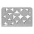 PORTA GUARDANAPOS DE AÇO INOX BAUHAUS 12CM X 4,5CM X 8CM - WOLFF - Imagem 3
